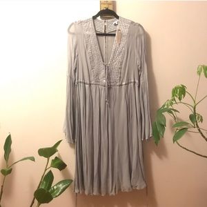 New Anthropologie Long Sleeve Winter Party Dress